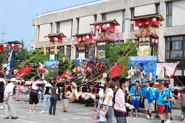 松波人形キリコ祭り
