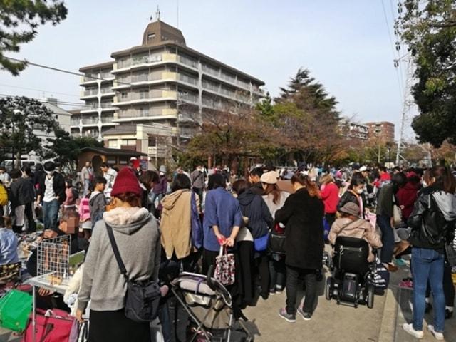 葛西「滝野公園」フリーマーケット（4月）