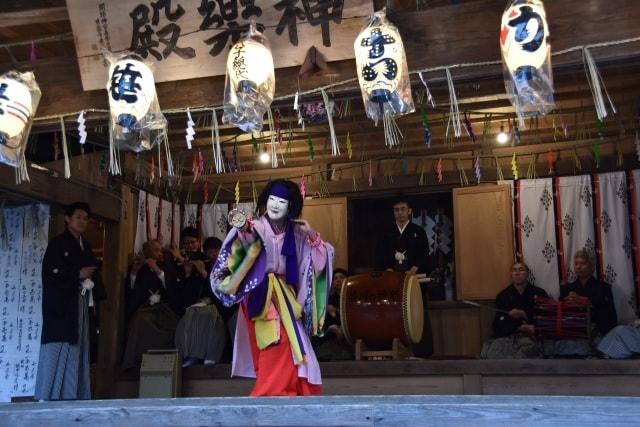 諏訪神社春季大祭「笹川の神楽」