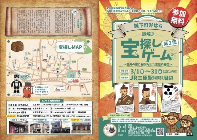 第2回 みはら謎解き宝探しゲーム