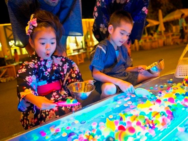 ルスツナイター遊園地＆縁日