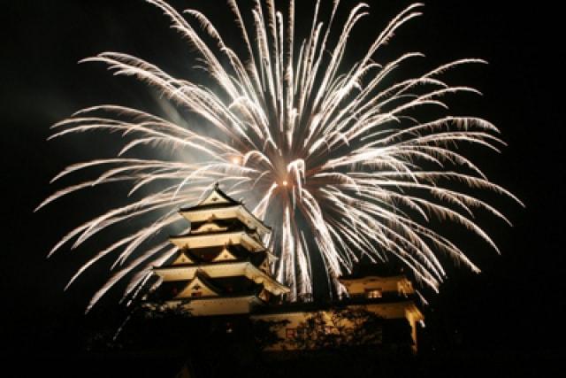 大洲川まつり花火大会