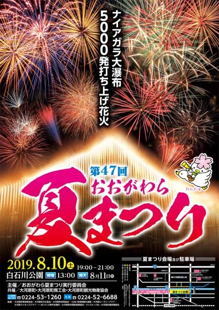 第47回　おおがわら夏まつり　花火大会