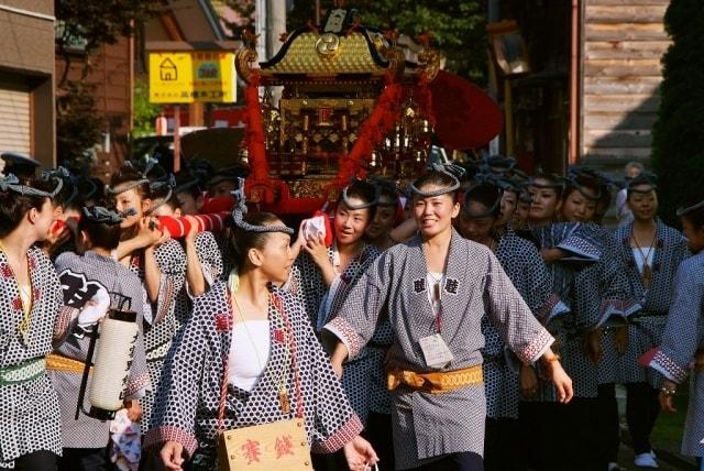 女神輿（熊野三社祭り）＜中止となりました＞