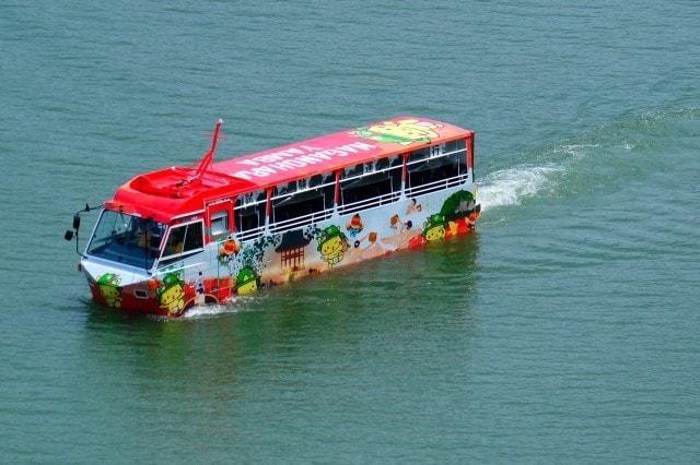 水陸両用バスで行くYAMBAダックツアー