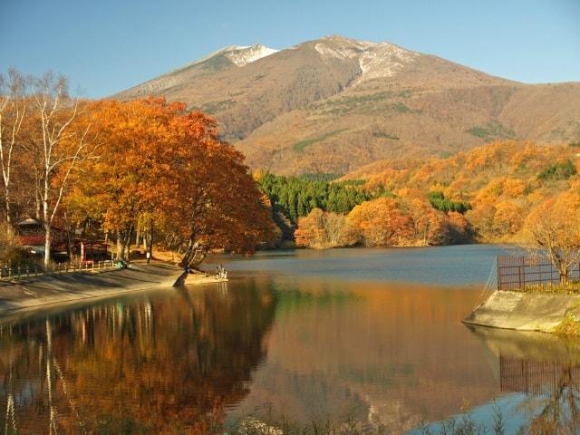 【紅葉・見ごろ】長老湖