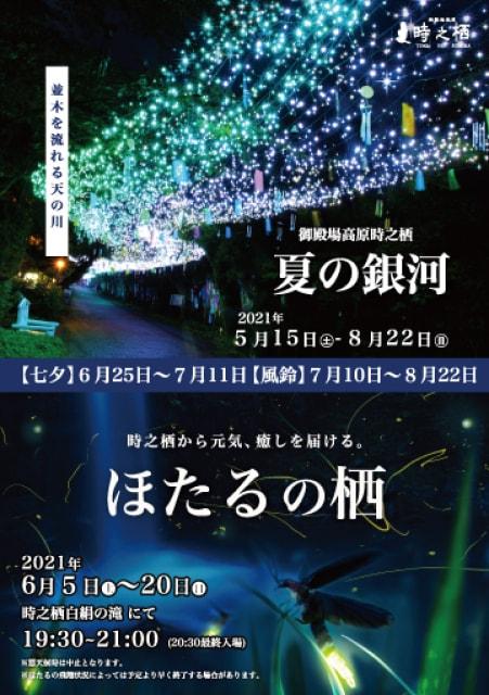 時之栖　夏のイルミネーション「夏の銀河」