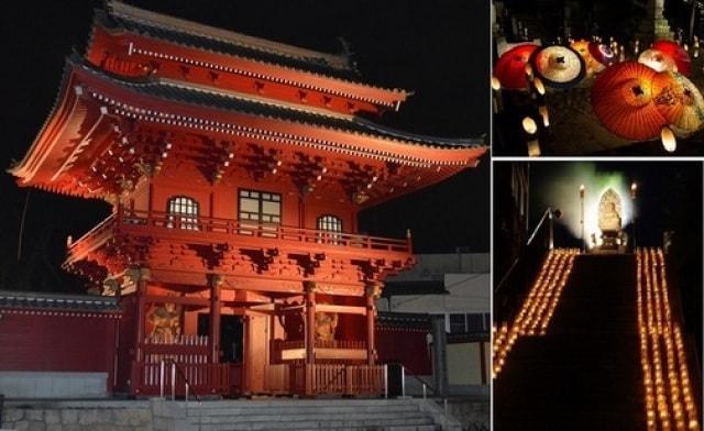 千燈明お盆送り火とお練り