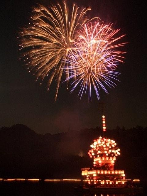 蘇水峡川まつり花火大会