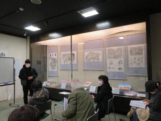 ギャラリートーク「岩画」の魅力と漢字のルーツを求めて