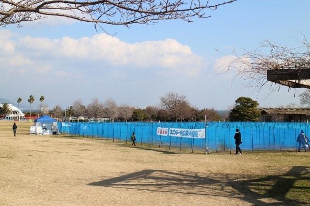 淡路島国営明石海峡公園　ユニバーサル巨大迷路