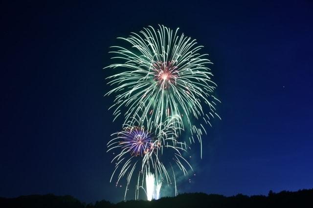 鹿沼市制75周年記念　鹿沼さつき祭り協賛　未来への花火