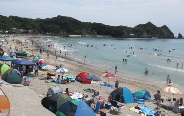 【海水浴】鵜原海水浴場