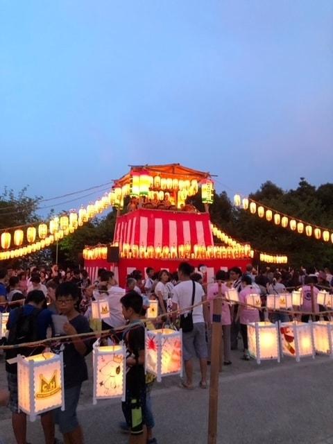 常陸第三宮 吉田神社　あんどん祭、大茶盛会、盆踊り