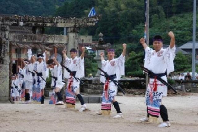 武雄の荒踊奉納「高瀬の荒踊」