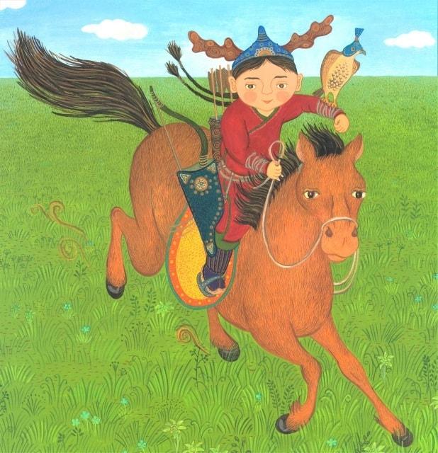 第90回企画展　～モンゴル人絵本作家による～『モンゴル大草原800年』原画展