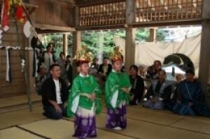 上阿田木神社例大祭