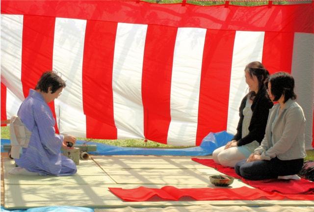 花立山を楽しむ会～春の茶会～