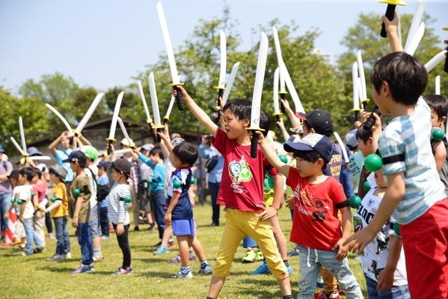 チャンバラ合戦 in こもれび森のイバライド「平安合戦　-安倍晴明vs藤原道長」