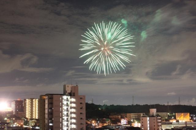 せともの祭花火打ち上げ