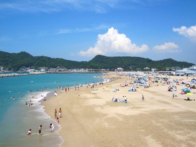 【海水浴】片男波海水浴場