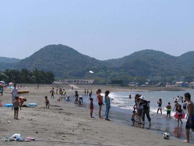 【海水浴】上総湊海水浴場