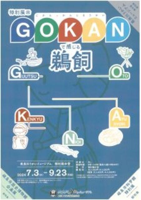 夏休み特別展示「GOKAN（五感）で感じる鵜飼」