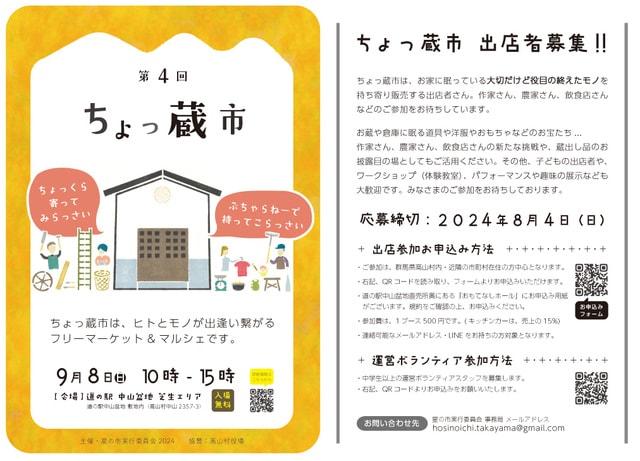 第4回　ちょっ蔵市