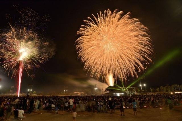 豊後大野市三重町花火大会