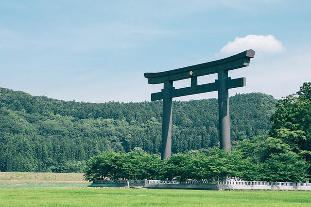 大斎原大鳥居ライトアップ