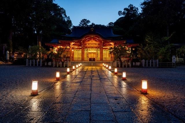 京都西山・長岡天満宮花灯路