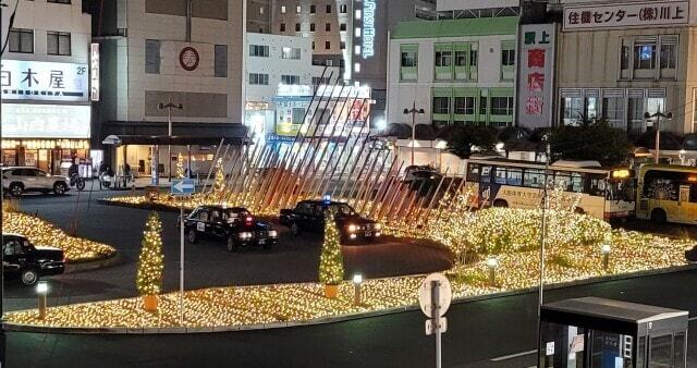 泉佐野駅前LEDイルミネーション