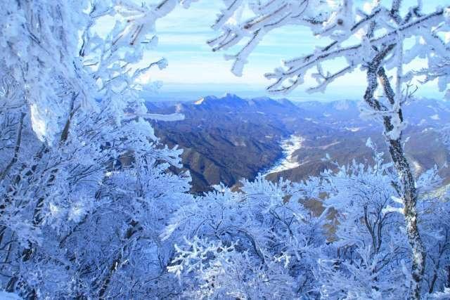 三峰山 霧氷まつり