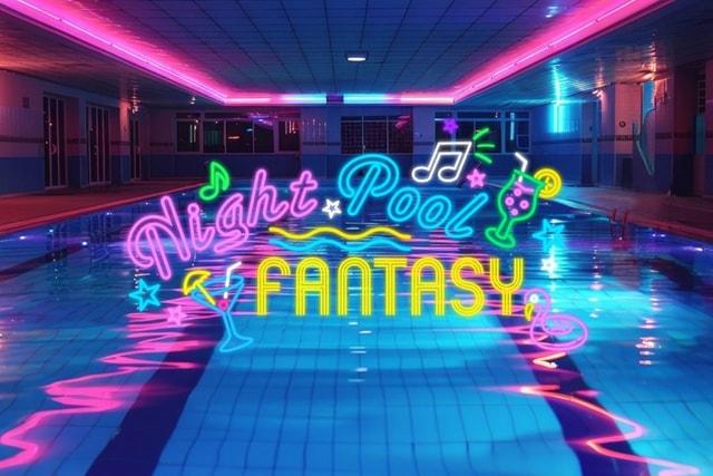 ルスツリゾート　Night Pool Fantasy