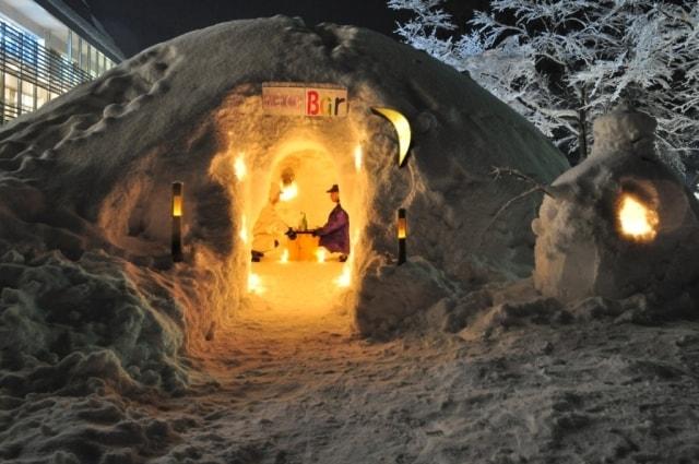 灯の回廊「うらがわら雪あかりフェスタ」