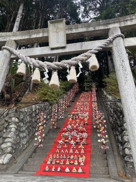 素盞嗚神社雛段飾り