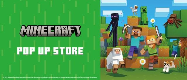 MINECRAFT POP UP STORE