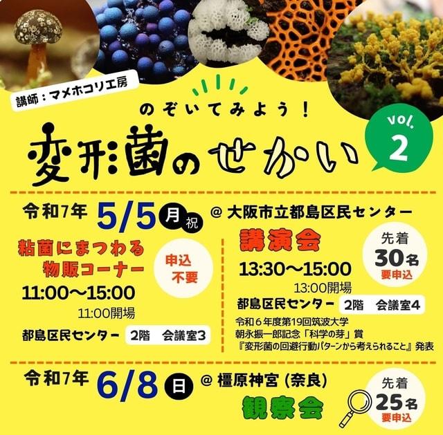 のぞいてみよう！変形菌のせかいvol.2