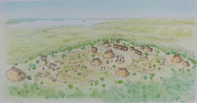 テーマ展「絵で見るえひめの遺跡－早川和子氏原画展－」