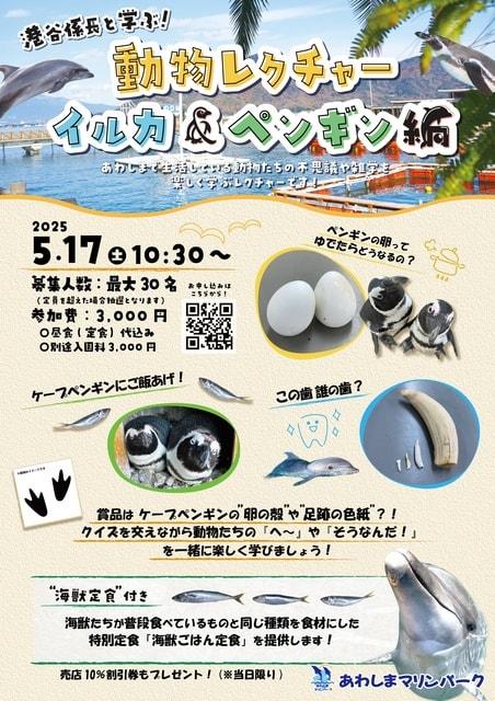 港谷係長と学ぶ！『動物レクチャー イルカ＆ペンギン編！』