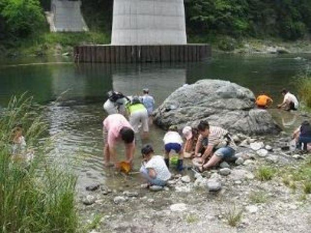 砂金採り体験
