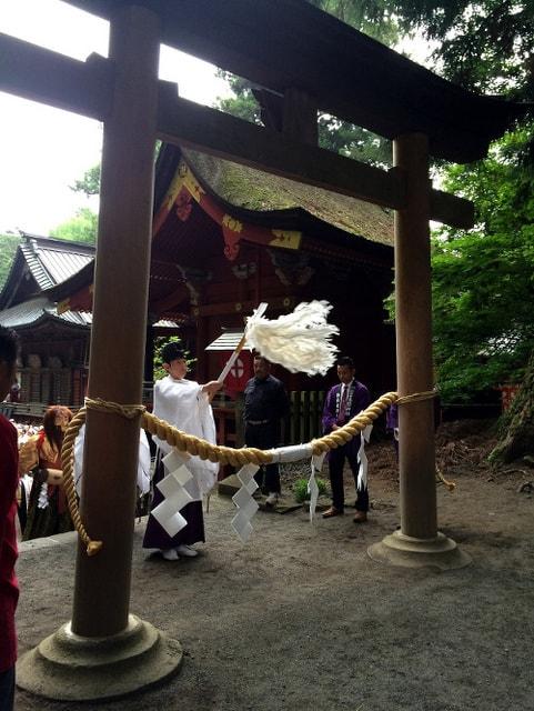 富士山開山前夜祭