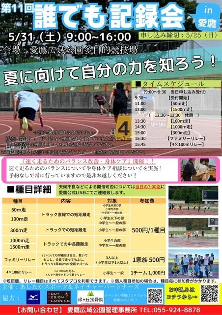 第11回 誰でも記録会in愛鷹