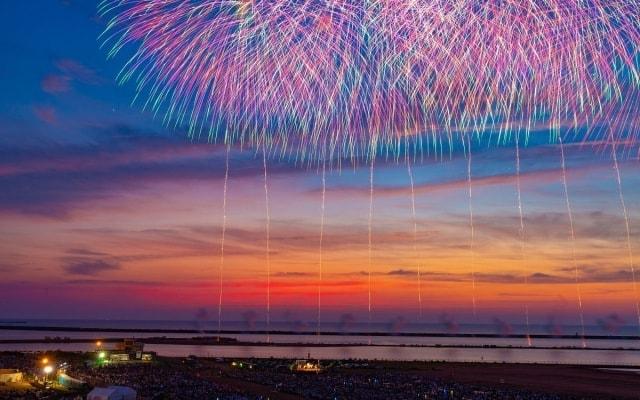 ぎおん柏崎まつり　海の大花火大会