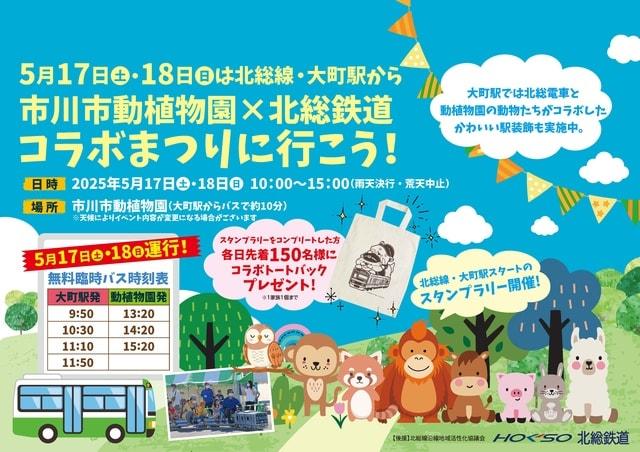 市川市動植物園×北総鉄道コラボまつり