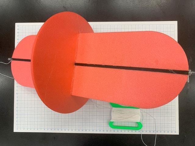 科学実験工房ワークショップ　UFOカイトをつくろう