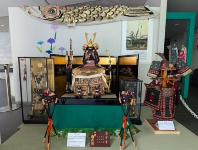 ミニ展示「博物館で五月人形」