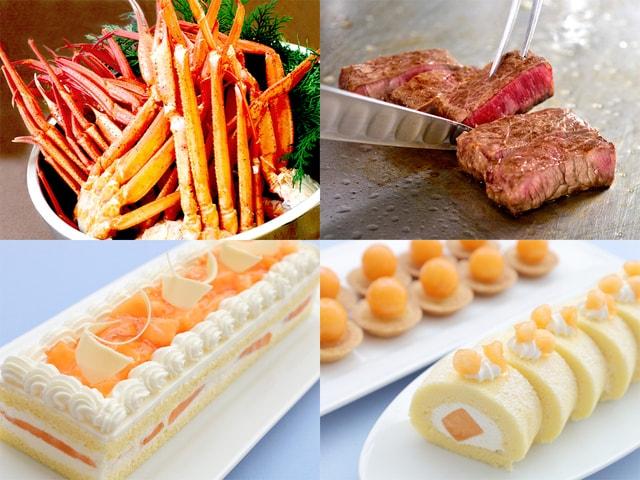 蟹もメロンスイーツも食べ放題　おいしい北海道ディナービュッフェ