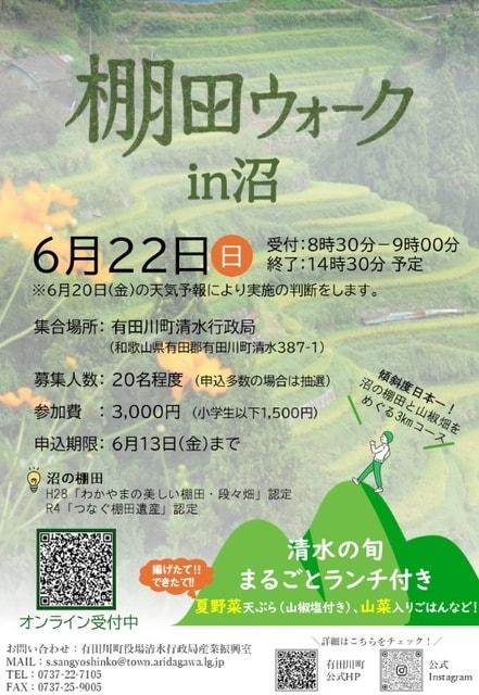 棚田ウォーク in 沼
