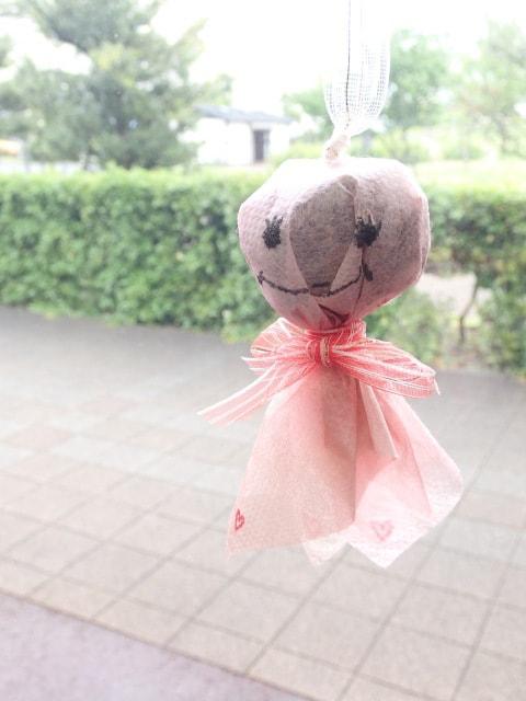 ハーブのてるてる坊主づくり